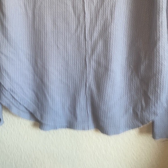 Lucky thermal contrast cuff shirt long sleeve S boho hippie peasant y2k 90s - Picture 5 of 7